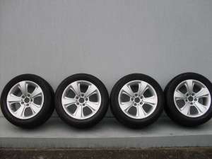 JANTE ORIGINALE BMW SERIA 6 pe 17″ cu ANVELOPE BRIDGESTONE!