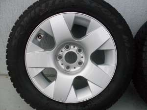 Jante BMW SERIA 7 pe 17″ cu ANVELOPE DUNLOP de IARNA FOARTE BUNE!