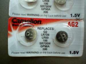 baterie ceas Camelion(Germania) AG2-LR726-396-SR726SW,   AG3-LR41-392-SR41SW.