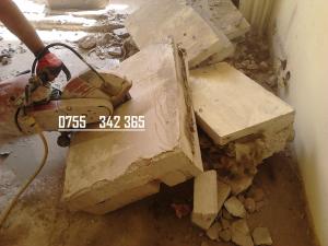 decupare beton gaura hota cluj