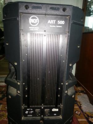 2 X BOXE      RCF ART 500W PASSIVE