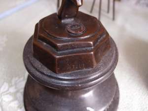Statueta bronz masiv "Dansatoare" cu stampila