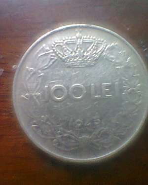 vand moneda 100lei regele mihai 1943