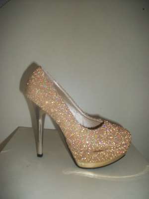 Pantofi eleganti aurii marimea 35