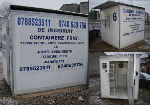 Inchiriem containere de frig mobile