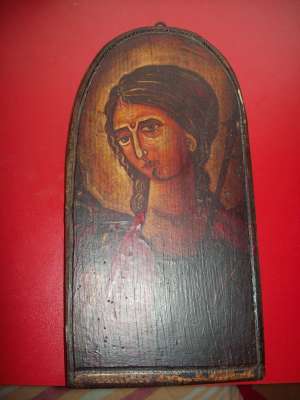 Icoane veche pictata pe lemni de 150 de ani.