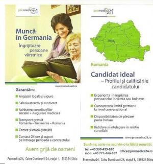 Ingrijitoare persoane varstnice Germania