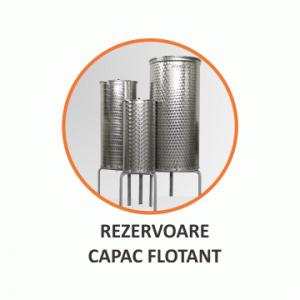 Rezervor din inox cu capac flotant pentru vin - 235 litri