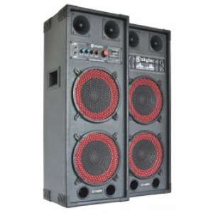 Boxe Karaoke amplificat, 120w cu slot usb/mp3 si microfon