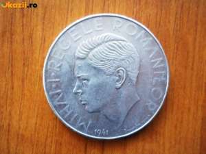 MONEDA ARGINT 500 LEI DIN 1941 - EXCELENTA STARE