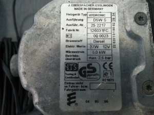 Sirocol eberspacher D5WS  kit complet uiversal