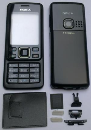 Carcasa Nokia 6300 Black ( Neagra ) ORIGINALA COMPLETA