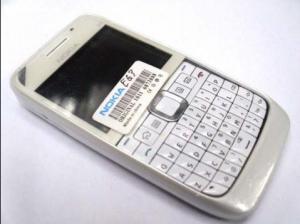 Carcasa Nokia E63 White ( Alba ) ORIGINALA COMPLETA