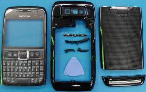 Carcasa Nokia E71 Black ( Neagra ) ORIGINALA COMPLETA