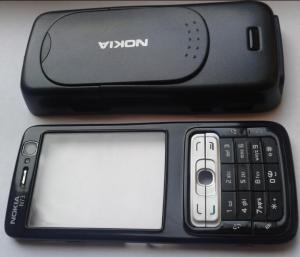 Carcasa Nokia N73 Black ( Neagra ) ORIGINALA COMPLETA
