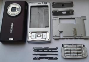Carcasa Nokia N95 Silver ( Argintie ) ORIGINALA COMPLETA