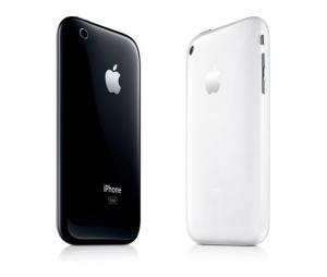 Capac Spate Iphone 3G 8G 16G 32G White (ALB) ORIGINAL NOU