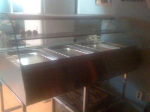 Vitrina calda  mare lungimea 1,    5