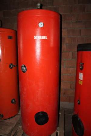 boiler dubla serpentina 290 litrii vertical