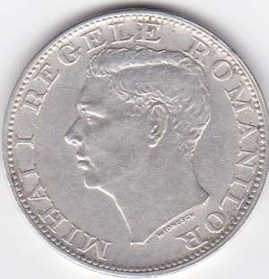 Vand moneda argint 500 lei ,  Regele Mihai 1944