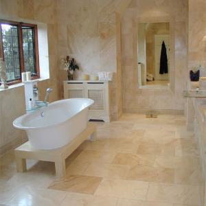 Placare blaturi,   baie,   travertin ROCAS DECOR
