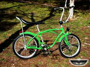 Bicicleta pegas modern kent vopsea verde lime