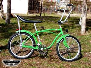 Bicicleta pegas modern kent vopsea verde lime