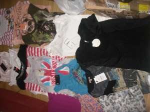 lot haine Bershka, Stradivarius, Blanco