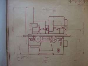 Vand masina rectificat universala RU-100 functionala