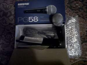 Vand microfon / microfoane SHURE PG58 NOU / NOI