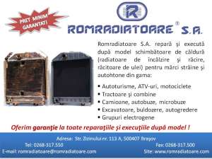 Reparatii radiatoare combina tractor utilaj agricol etc.