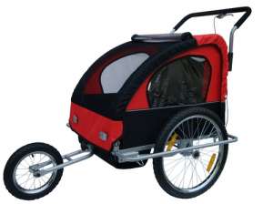 Remorca de bicicleta (cu suspensie) ptr. copii