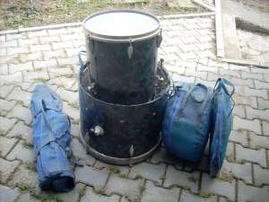 Set tobe acustice cu stative inox pliabile