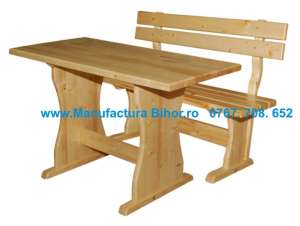 Mobilier rustic pentru terasa,  curte si gradina