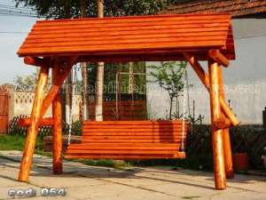 Leagan rustic de lemn
