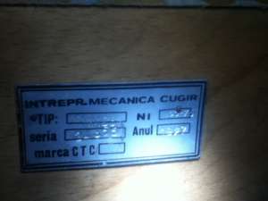 MASINA DE CUSUT VERONICA  DIN ANUL 1977 SERIA 24355 TIP MMC6 PERFECT FUNCTIONABILA