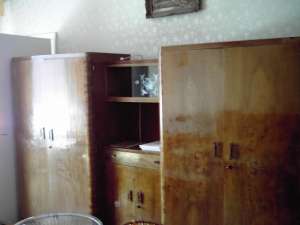 Mobilier dormitor - furnir nuc