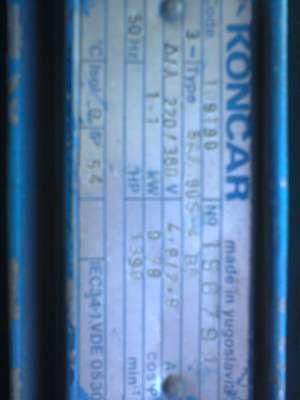 motor 220v 380v
