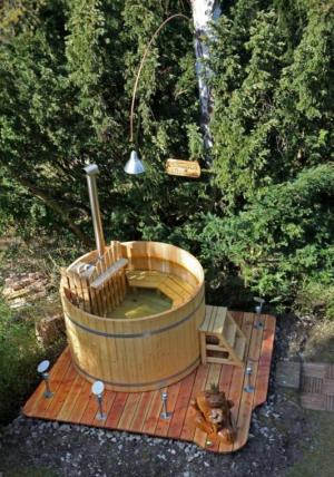 Ciubar din lemn -  Hot tub din lemn