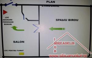 INCHIRIEZ SPATIU BIROU,     60 MP- ZONA ULTRACENTRALA