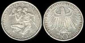 Monede  de la olumpiada din Munchen 1972