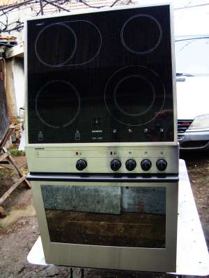 Cuptor electric incorporabil cu plita electrica vitroceramica second hand