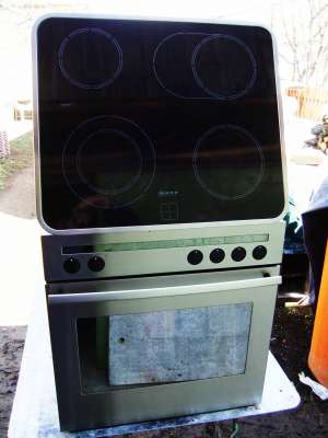 Cuptor electric incorporabil cu plita electrica vitroceramica second hand