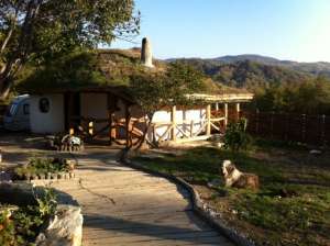 Olanesti sat ansamblu 2 case ecologice teren 1000m