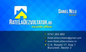 Vila si Teren in Rate La Dezvoltator