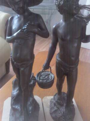 Vand 2 Statuete de BRONZ
