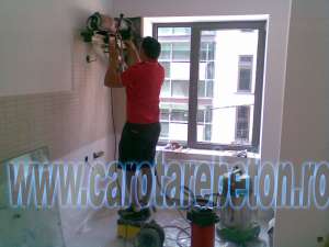 Carotare beton gaura hota gauri beton profesionale