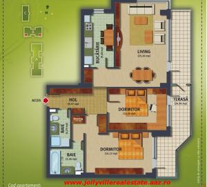 Inchiriere apartament 3 camere ansamblu rezidential - Prelungirea Ghencea