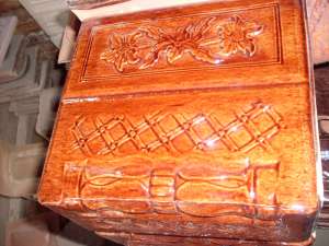 Sobe teracota, seminee,  cahle prelucrate manual