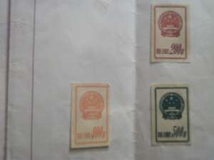 Vand timbre chinezesti anii 1949-1951